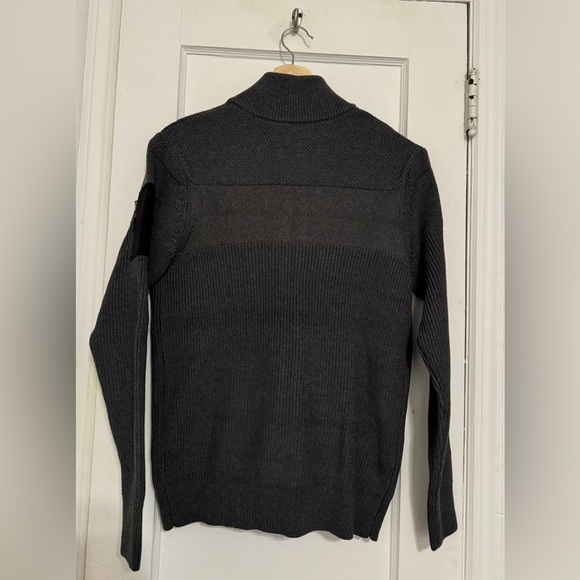 Xios Men’s Zip Up Sweater | Size: M | Color: Gray - Picture 5 of 5